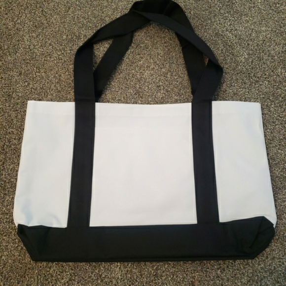 Brand New Large Canvas 18" Shopping Tote - Picture 1 of 3